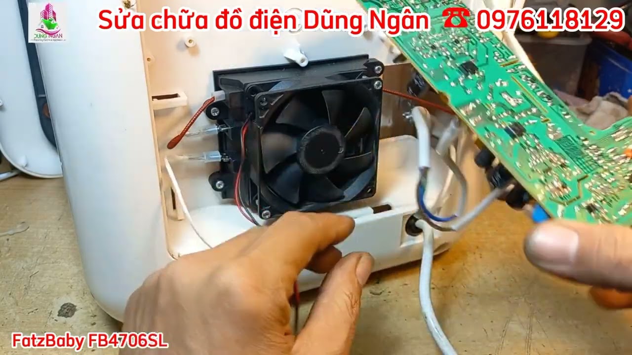 Sửa chữa máy khử khuẩn #FatzBaby #FB4706SL BÁO LỖI #E2, không phải lỗi cảm biến nhiệt, lỗi chỗ khác
