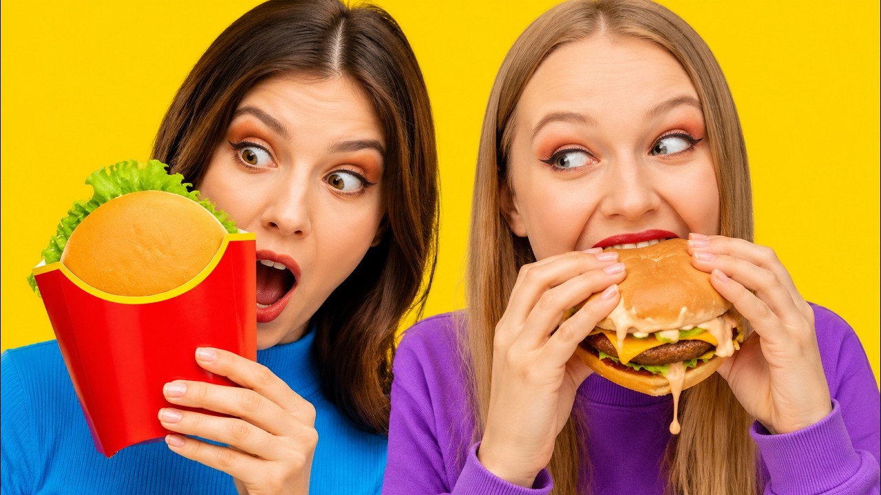 LOS MEJORES TRUCOS CON COMIDA R&Aacute;PIDA || Trucos originales con bocadillos que tienes que probar ahora