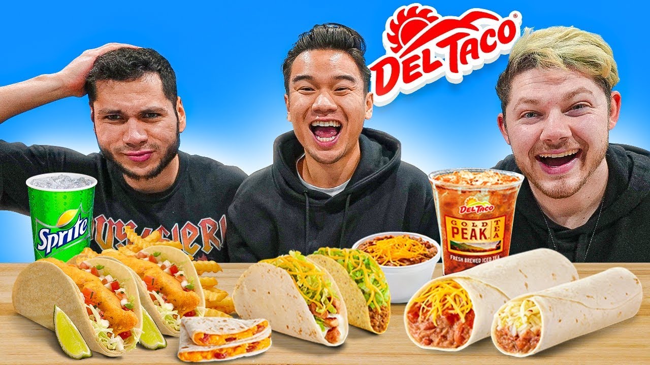 Eating Entire Del Taco Menu!