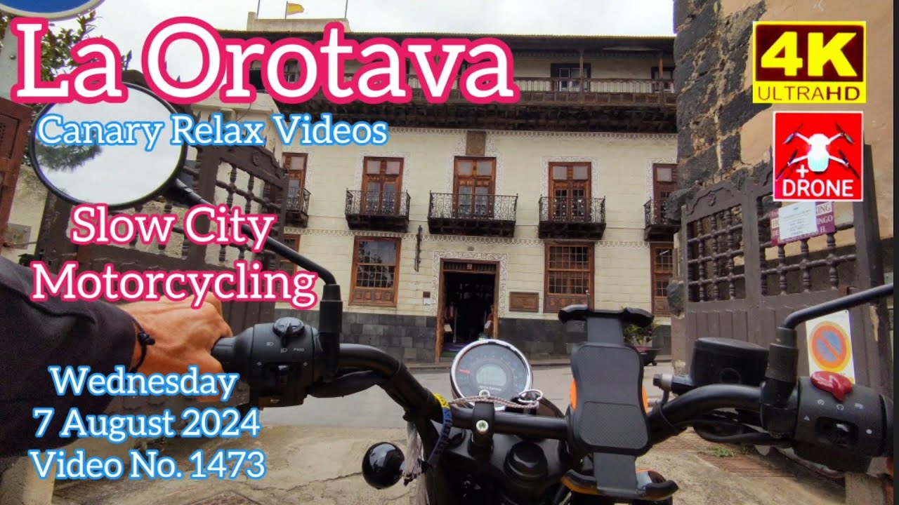 Tenerife 🏝️ La Orotava City Motorcycling 7 August 2024 Teneriffa