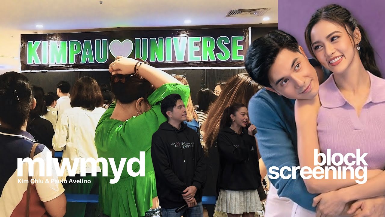 Kim Chiu & Paulo Avelino At My Love Will Make You Disappear Block Screening At Gateway | KimPau