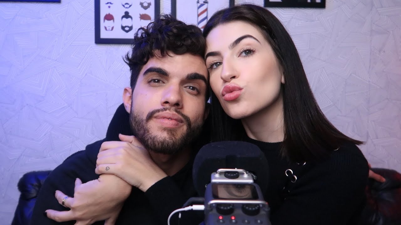 CASAL ASMR - RESPONDENDO PERGUNTAS (muitos sussurros)!