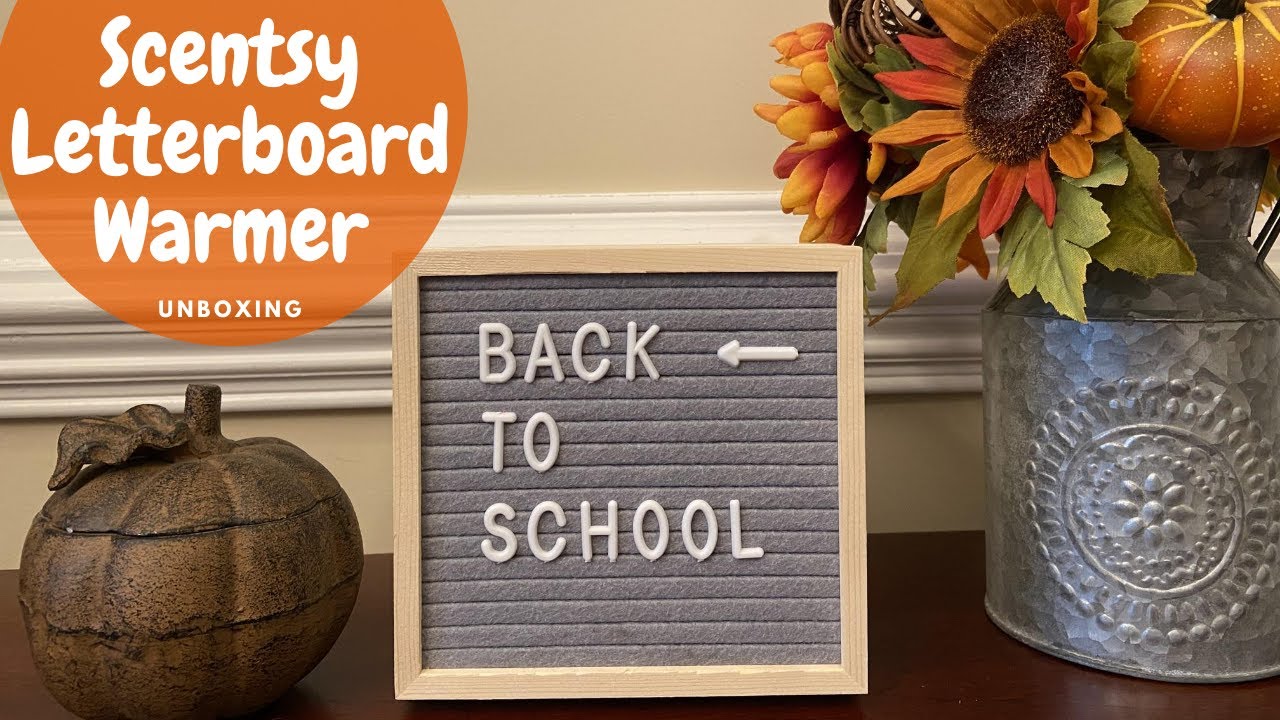 Scentsy Letterboard Warmer | Unboxing