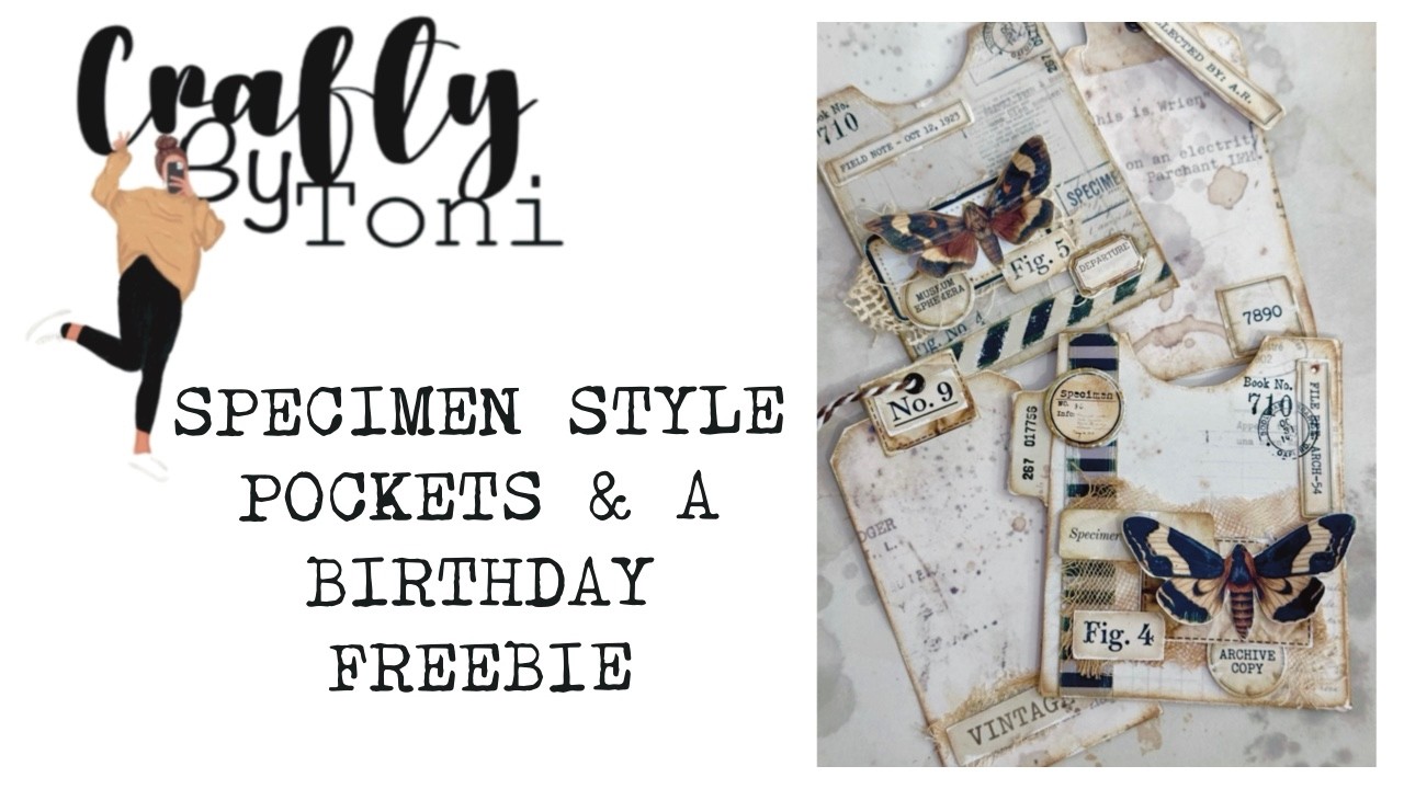 Vintage Specimen Junk Journal Pockets&hellip;&hellip;&hellip;+ A Birthday FREEBIE