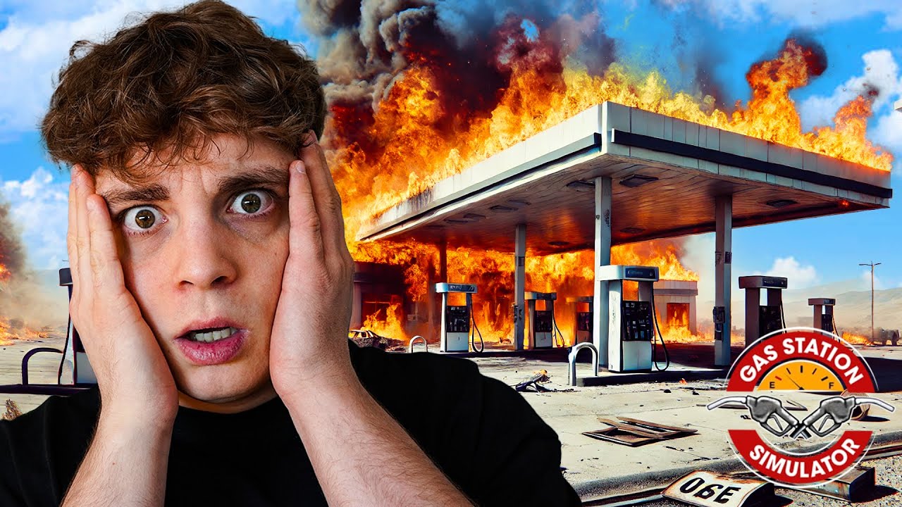 ŻYCIE NA STACJI #2 - SPALILI MI STACJĘ?! (GAS STATION SIMULATOR)