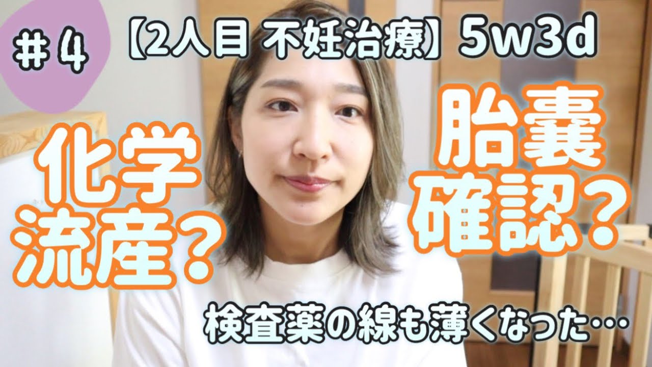 【2人目不妊治療④】胎嚢確認？化学流産？フライングテストの判定線も薄くなった…5w3d/体外受精