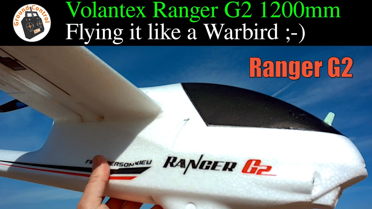 Hey! Was that my Canopy that just flew off! The Volantex Ranger G2 1200mm Pusher Glider Warbird ;-)