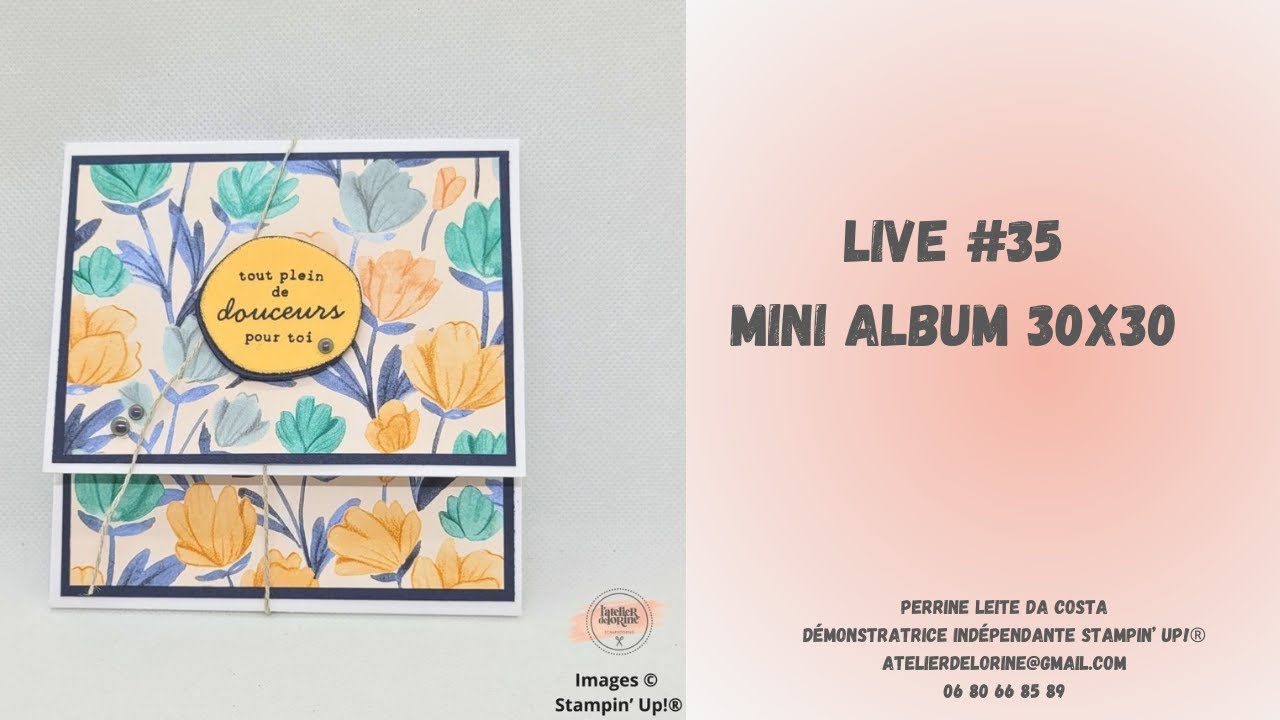 live créatif du 20/05/2025 : mini album 30x30