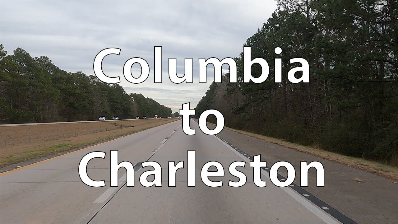 [4K] Driving from Columbia to Charleston (US)