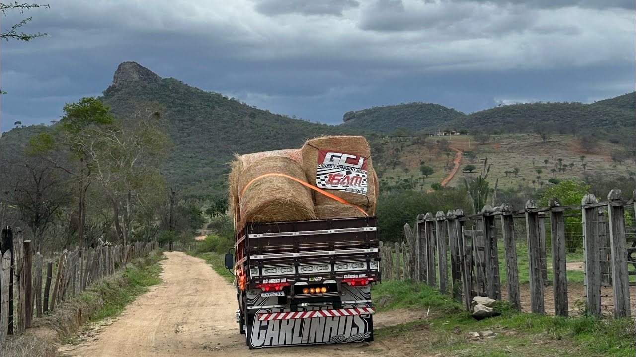 CARGA ALTA | CARREGUEI ROLO DE CAPIM PRO GADO | #f4000 #vlog 