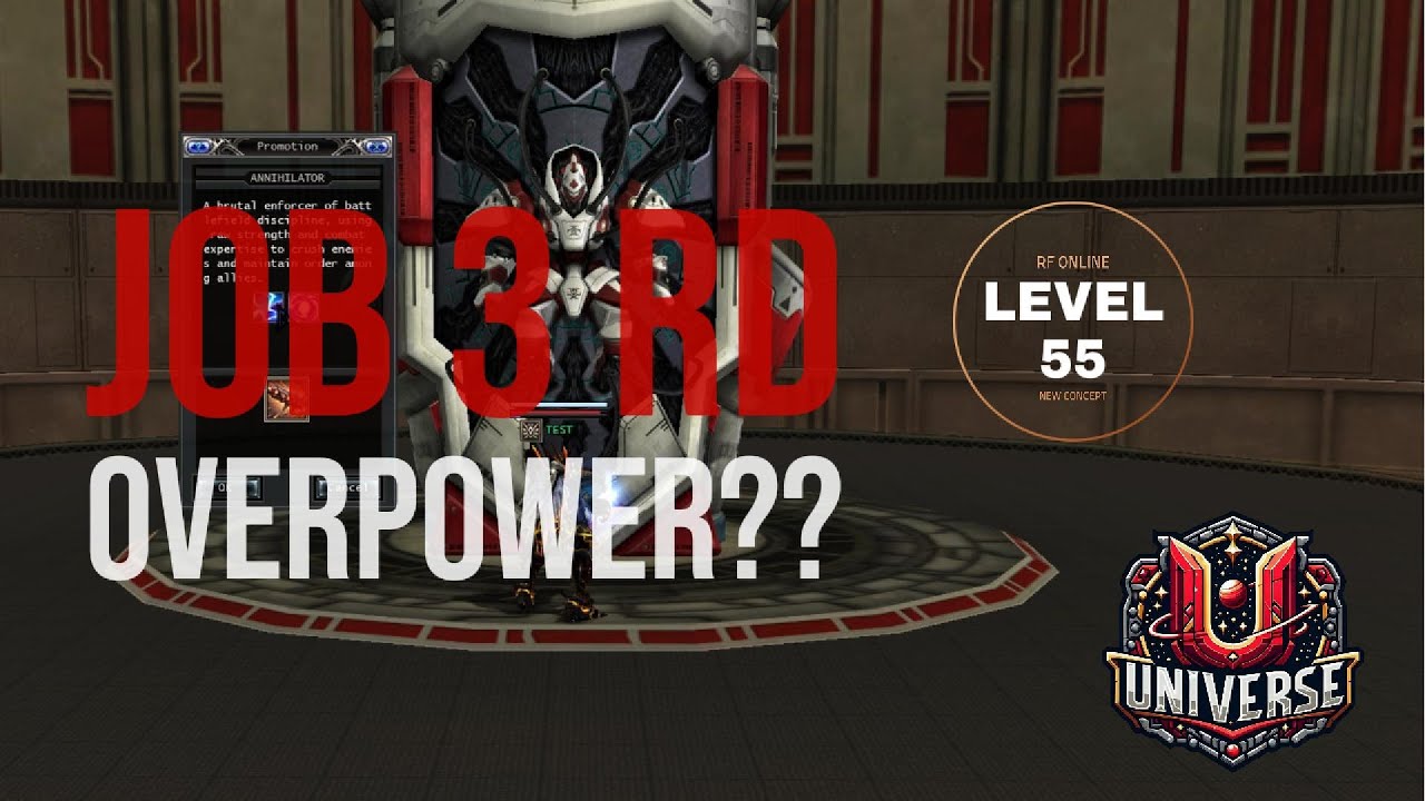 JOB 3RD DI RF UNIVERSE 2025!!! #rfuniverse #risingforceonline #privateserver #games #gamecuan
