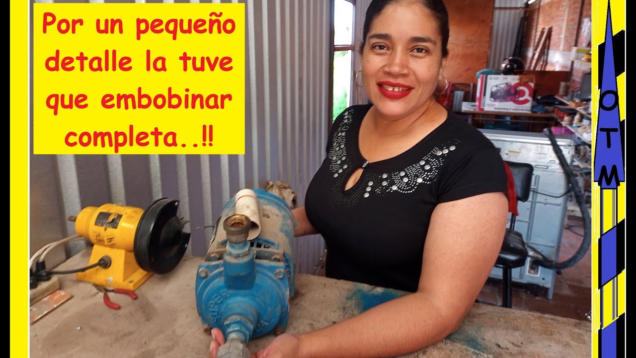 Reparaci&oacute;n de bomba quemada para agua y con paso a tierra que da toques