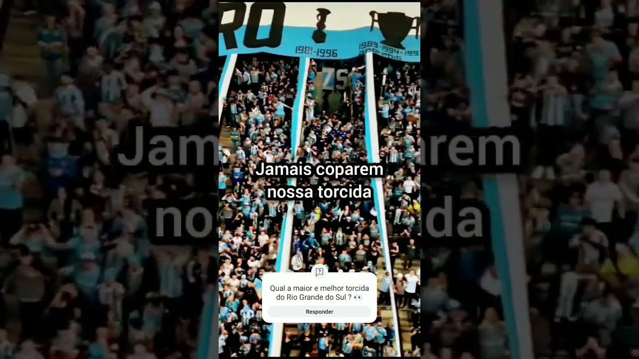 Maior torcida do RS a mais copeira #Gr&ecirc;mio #Copero