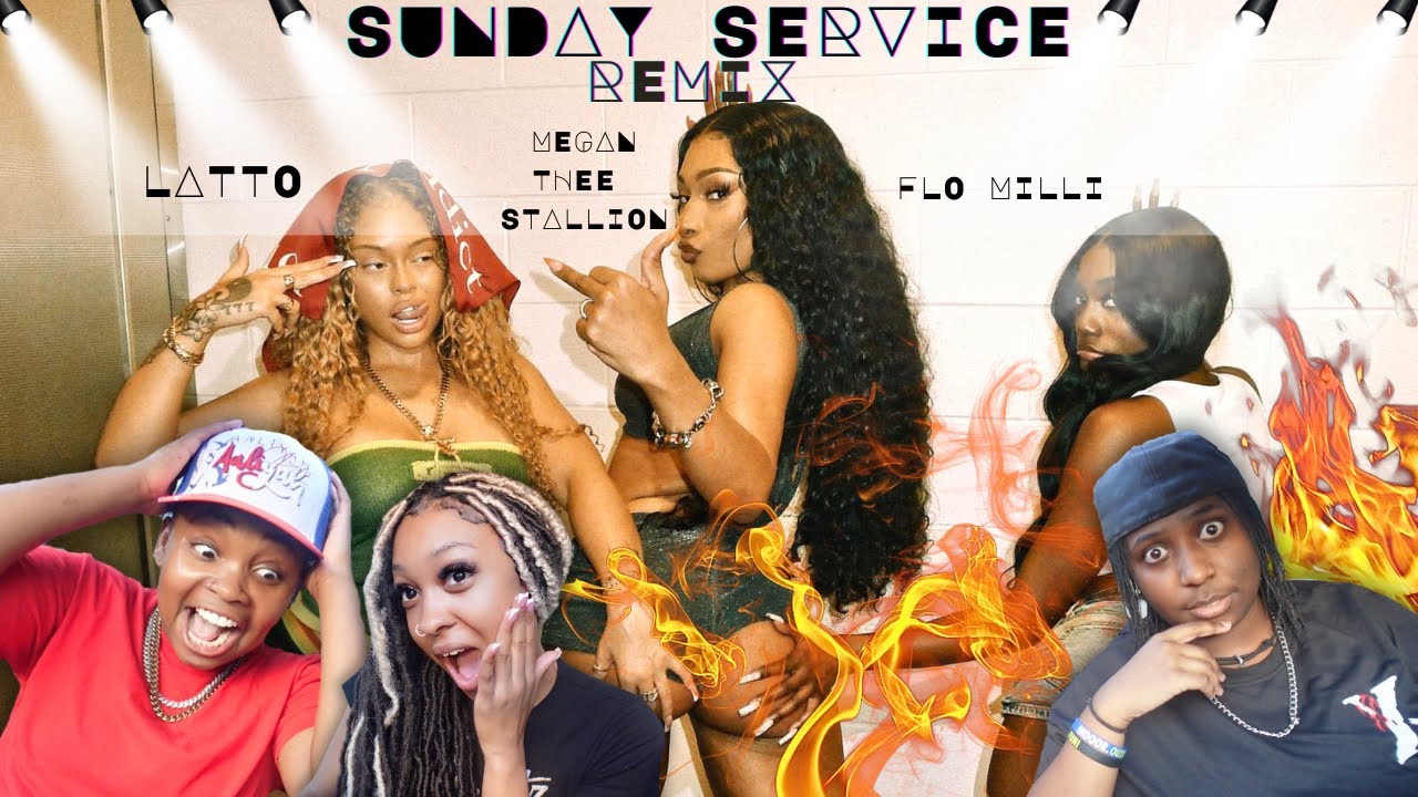 LATTO - SUNDAY SERVICE REMIX 🔥🔥🔥FT. MEGAN THEE STALLION & FLO MILLI | KD, JEZZA, & MJ REACT