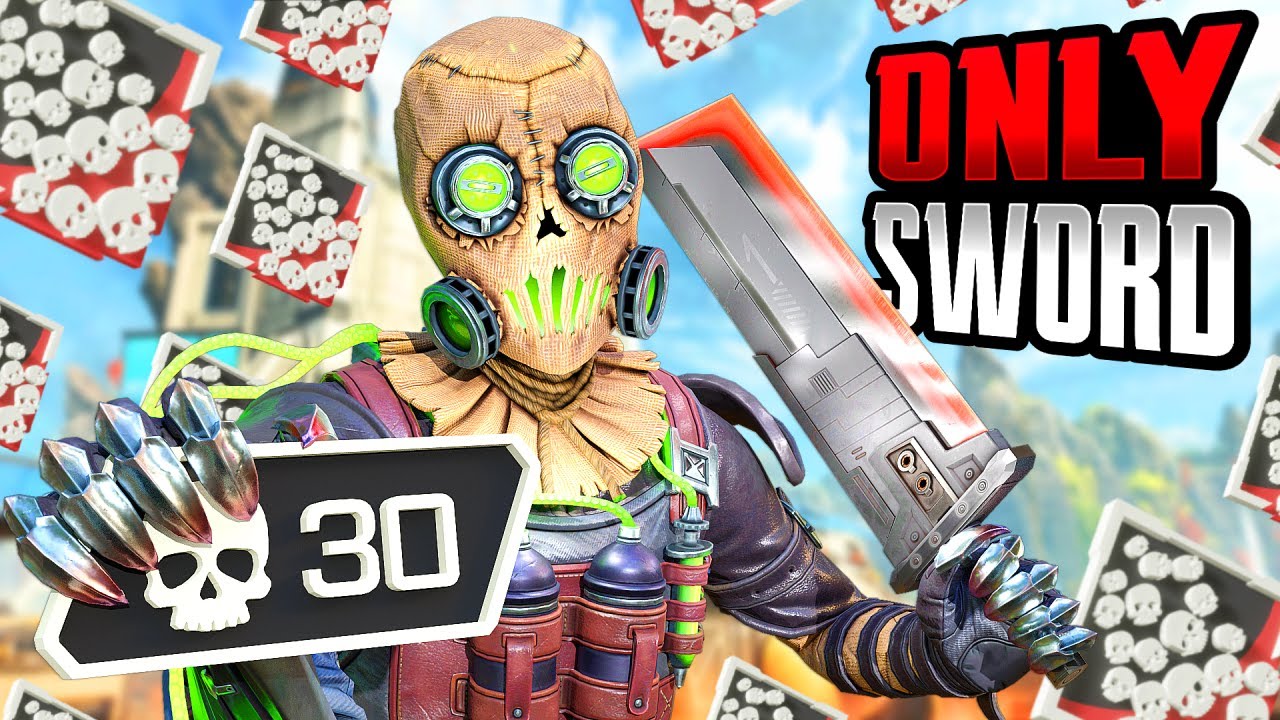 30 KILLS WITH ONLY SWORD WAS ABSOLUTELY INSANE (Apex Legends Gameplay)