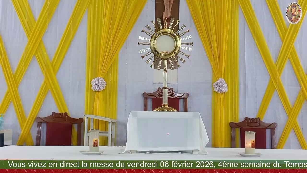 MESSE SUIVIE DE L'ADORATION DU VENDREDI 06 FEVRIER 2026
