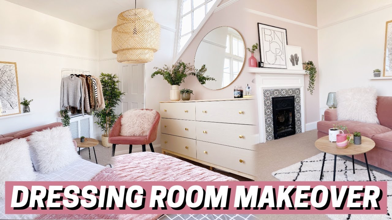 DRESSING ROOM/SPARE BEDROOM MAKEOVER 💓 before + after