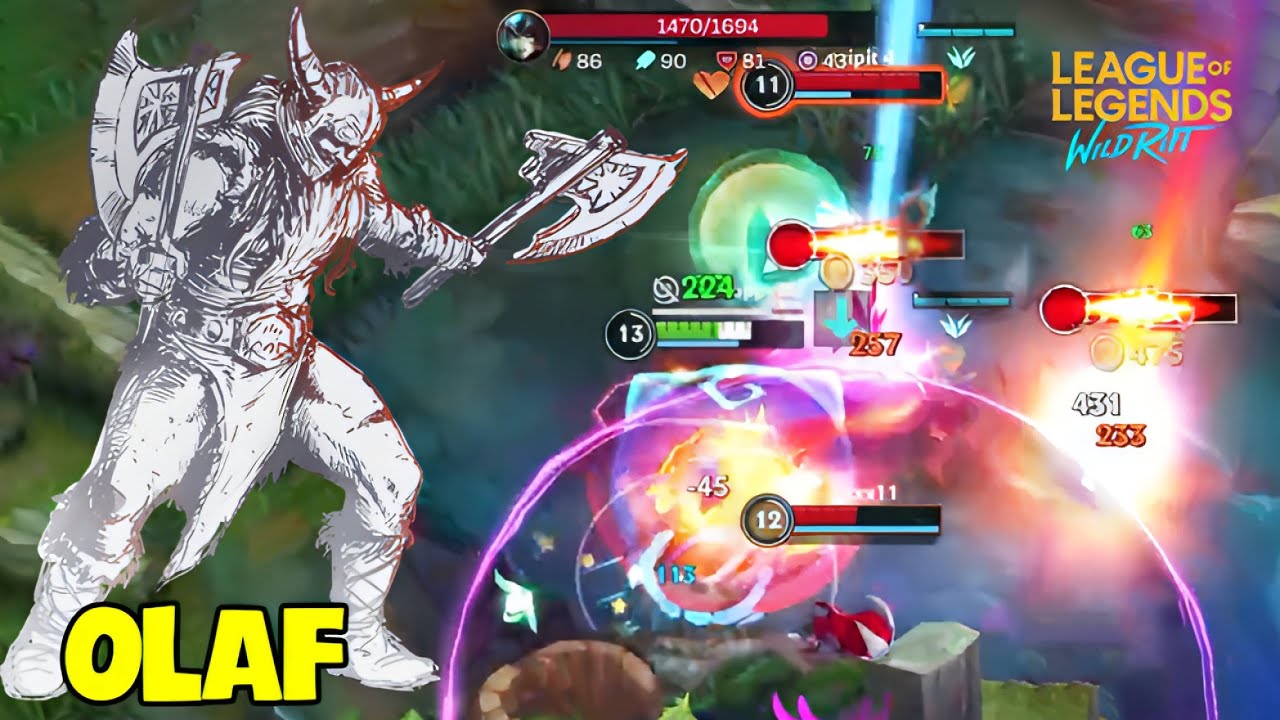 Wild Rift OLAF Montage - Best OLAF Plays | LoL Wild Rift Montage
