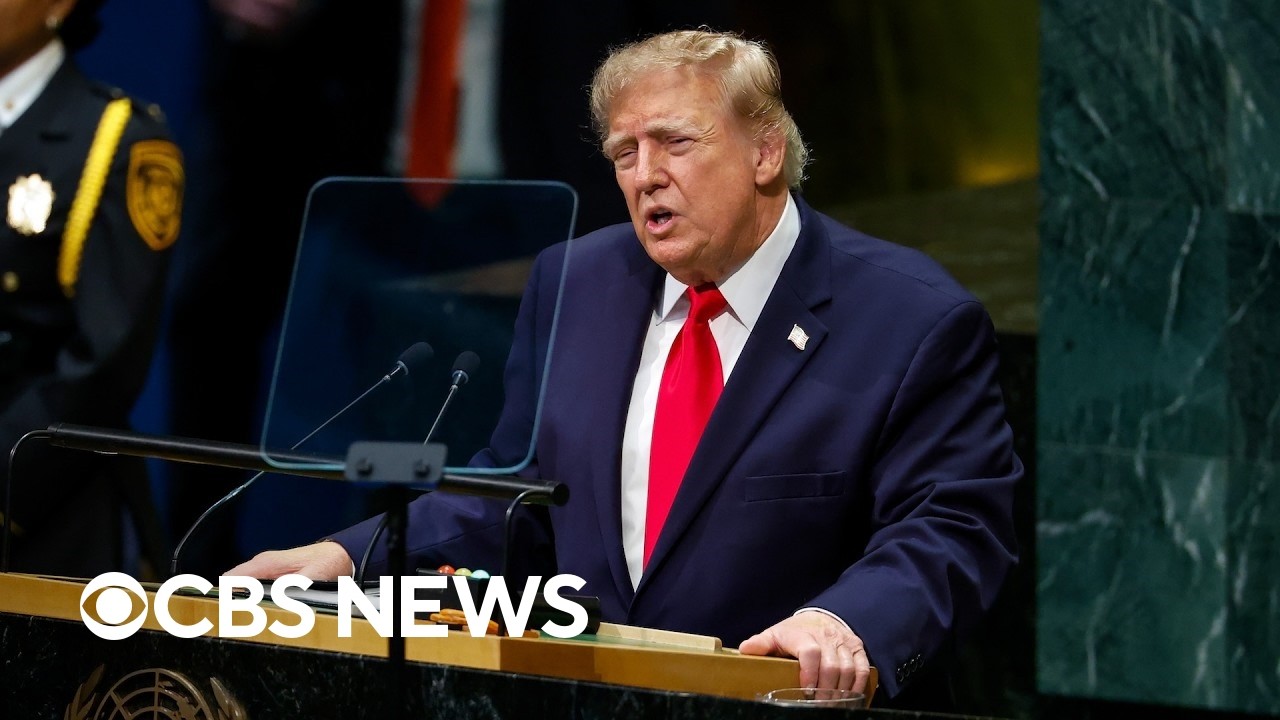 Trump addresses world leaders at the U.N. General Assembly | CBS News