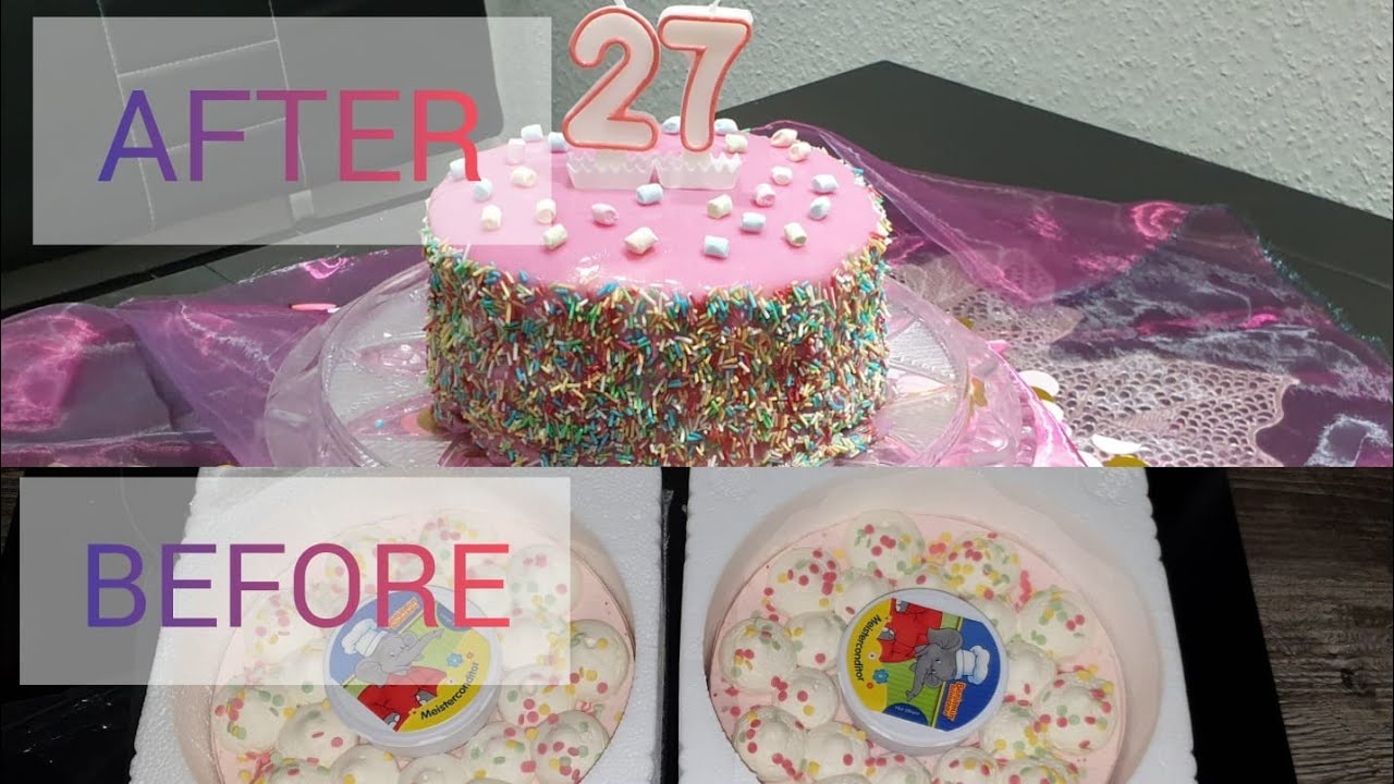 🍰//FROM TWO CAKES TO ONE//🍰 #benjaminblümchentorte #idea #cake #2021