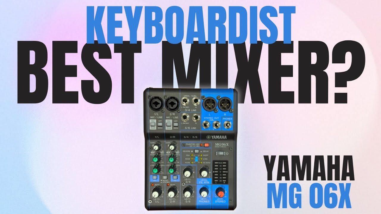 Yamaha MG 06X Overview // Demonstration