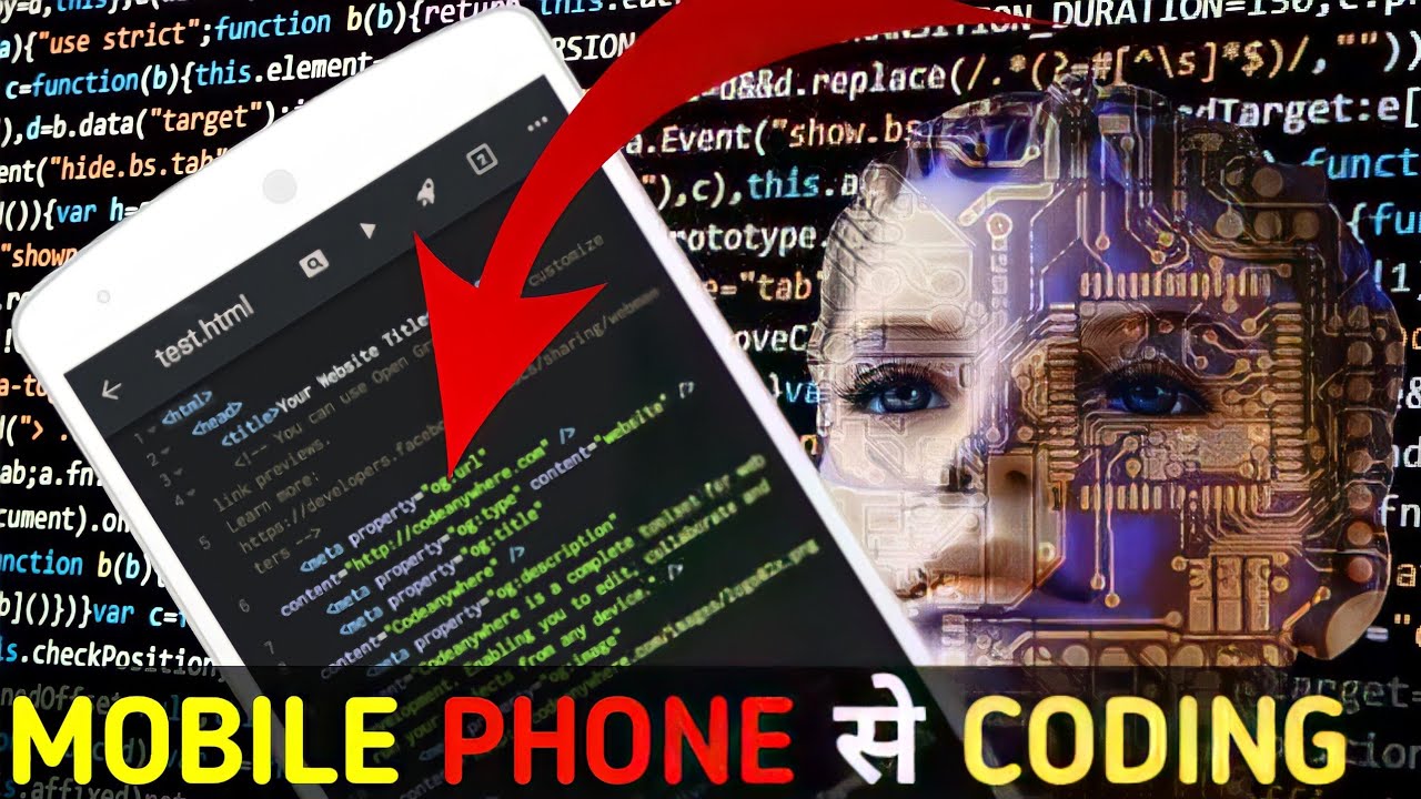 Coding With Mobile | Best Apps for Coding | How to Learn Coding in Mobile | Mobile Se Coding