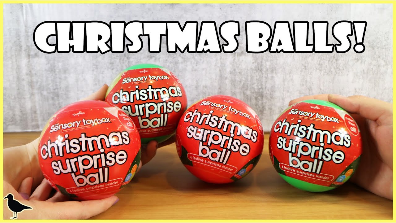 The Sensory Toybox Christmas Surprise Ball Opening! | Birdew Reviews