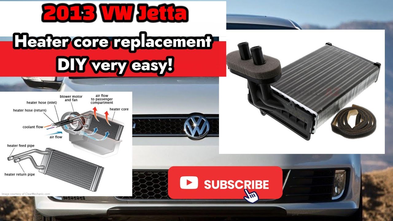 Как легко заменить радиатор печки на VW Jetta 2013 года! Не дует горячий воздух!