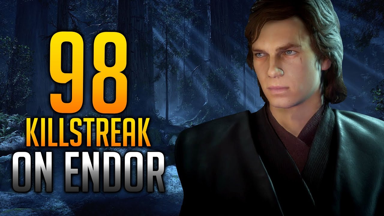 Star Wars Battlefront 2 98 Anakin Skywalker Killstreak Gameplay (Post Nerf)