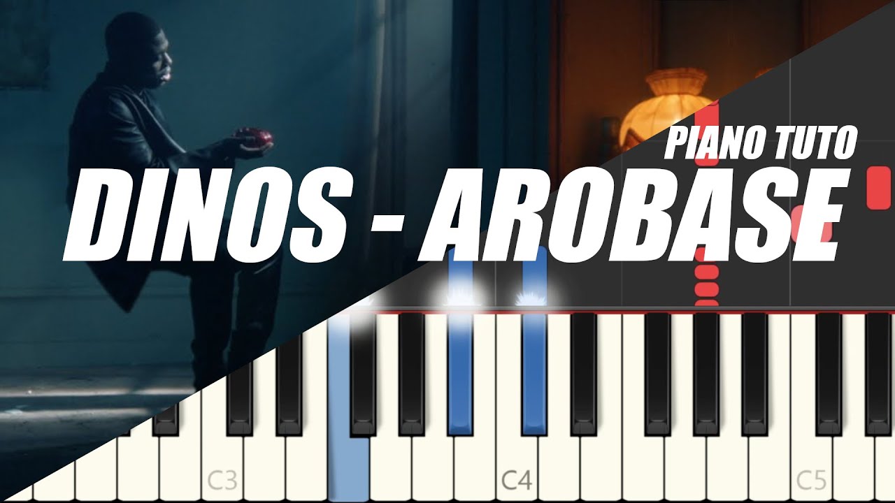Dinos - Arob@se (Easy Piano Tutorial)