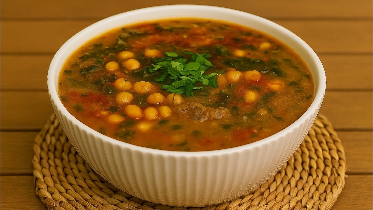 شربة الحمص 🍲 بنينة ومغذية… تقوي المناعة وأطيب من أي شربة عادية