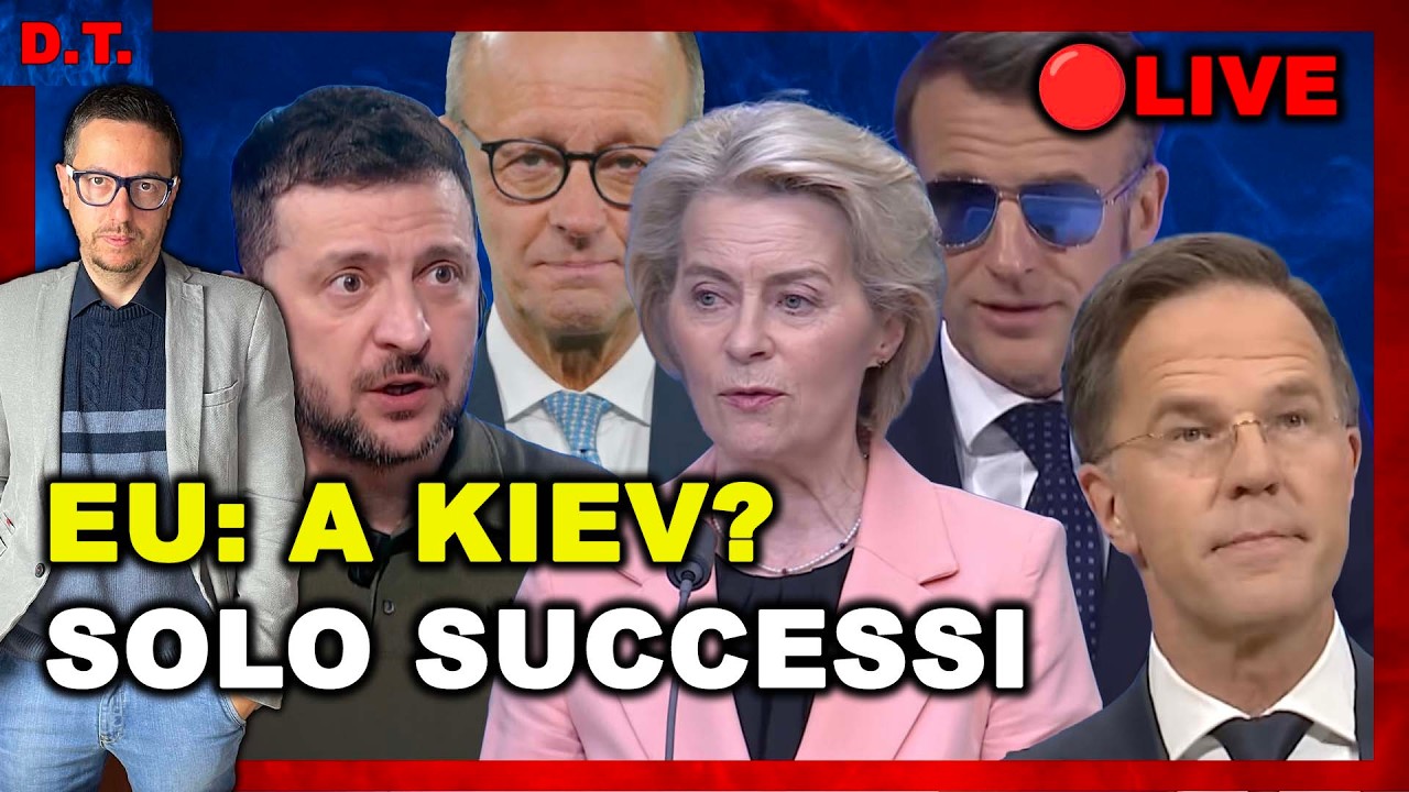 PER L’EU A KIEV SOLO SUCCESSI: QUINDI, PIÙ PRESSIONE SULLA RUSSIA E OMBRELLO NUCLEARE | Live Ep39🔴