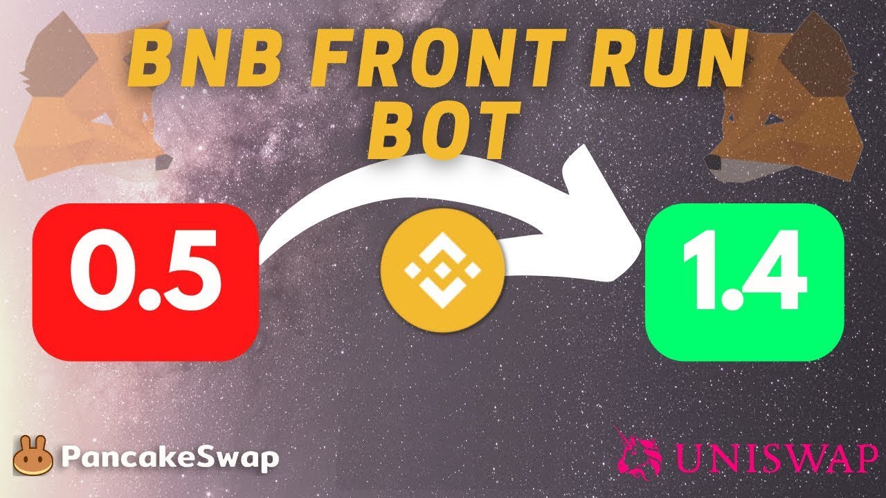 PancakeSwap Front Run Bot - Build your own Smart Contract - Beginner Friendly
