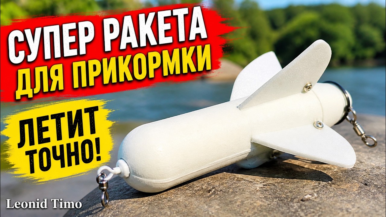 Как сделать СУПЕР РАКЕТУ для ПРИКОРМКИ карпа и другой рыбы.