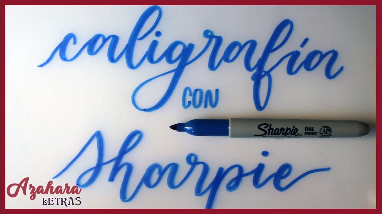 Caligrafía con Sharpie