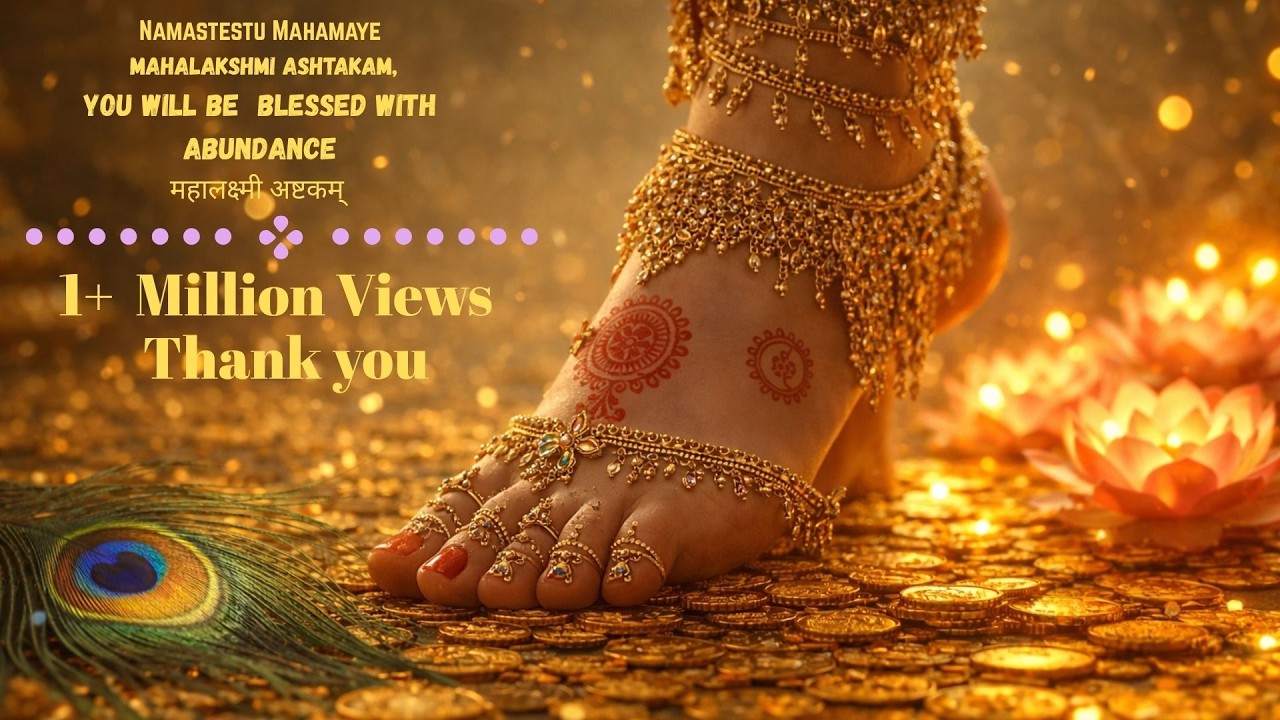 NAMASTESTU MAHAMAYE | Mahalakshmi Ashtakam | Chant for Abundance & Divine Grace