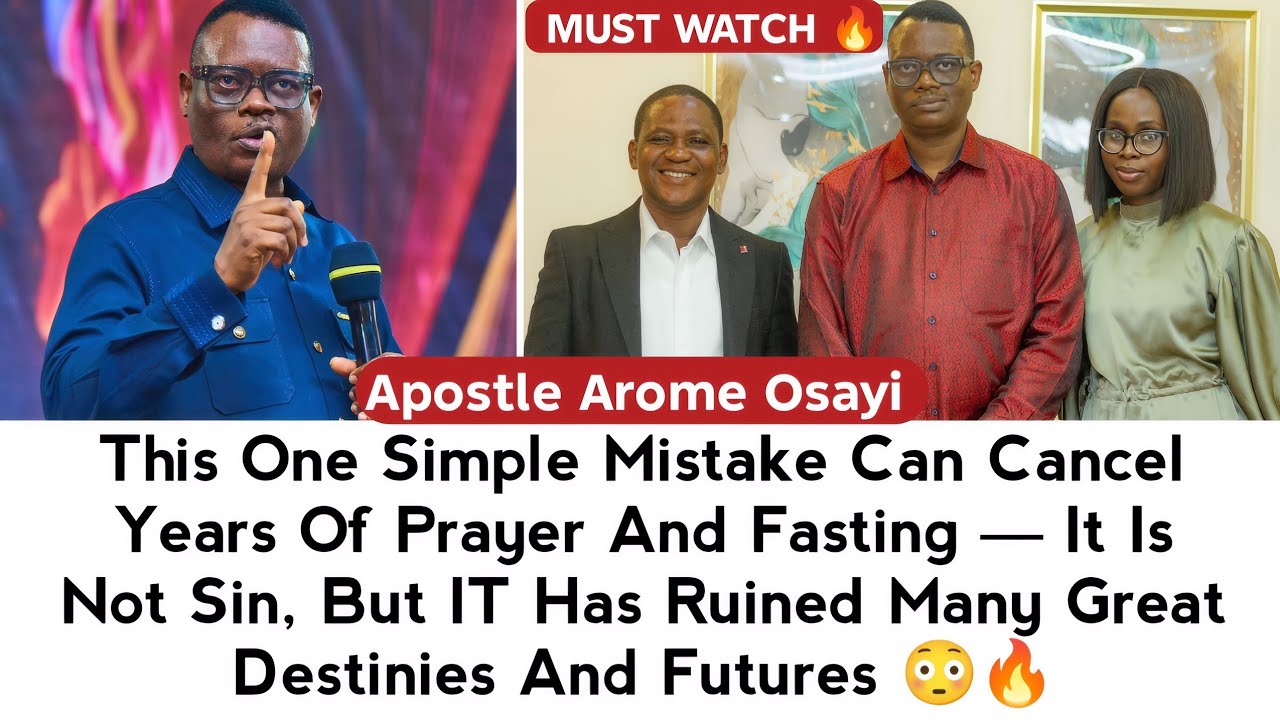 THIS ONE SIMPLE MISTAKE CAN CANCEL YEARS OF PRAYER AND FASTING AND IT IS NOT SIN 😳🔥 — APOSTLE AROME 
