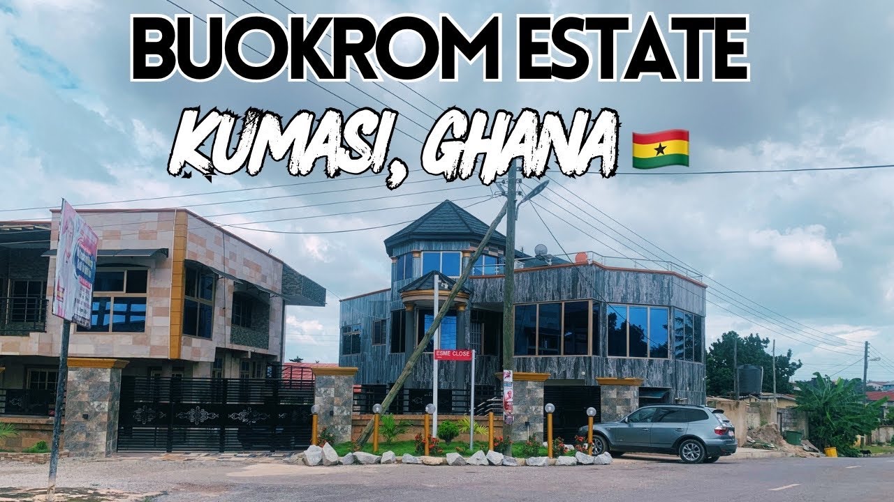 Beautiful Estates And Places in Kumasi, Ghana || BUOKROM ESTATE