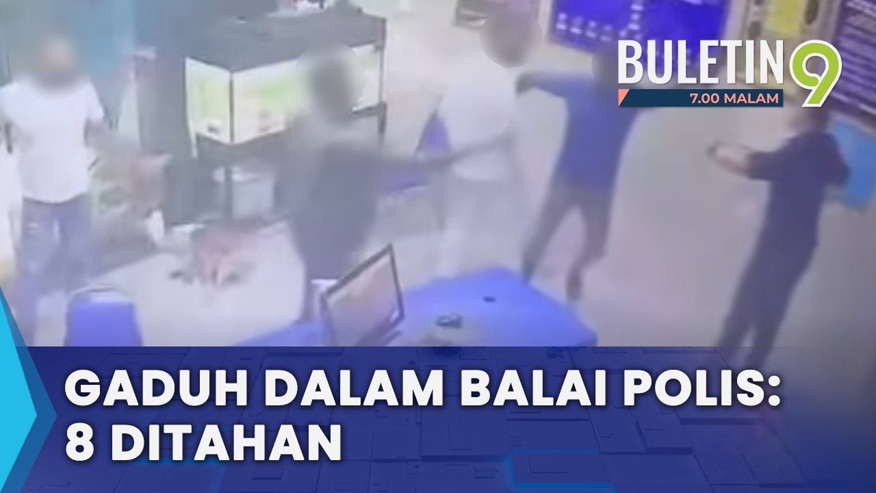 Lapan Lelaki Ditahan Kes Gaduh Dalam Balai Polis Meru (B9)