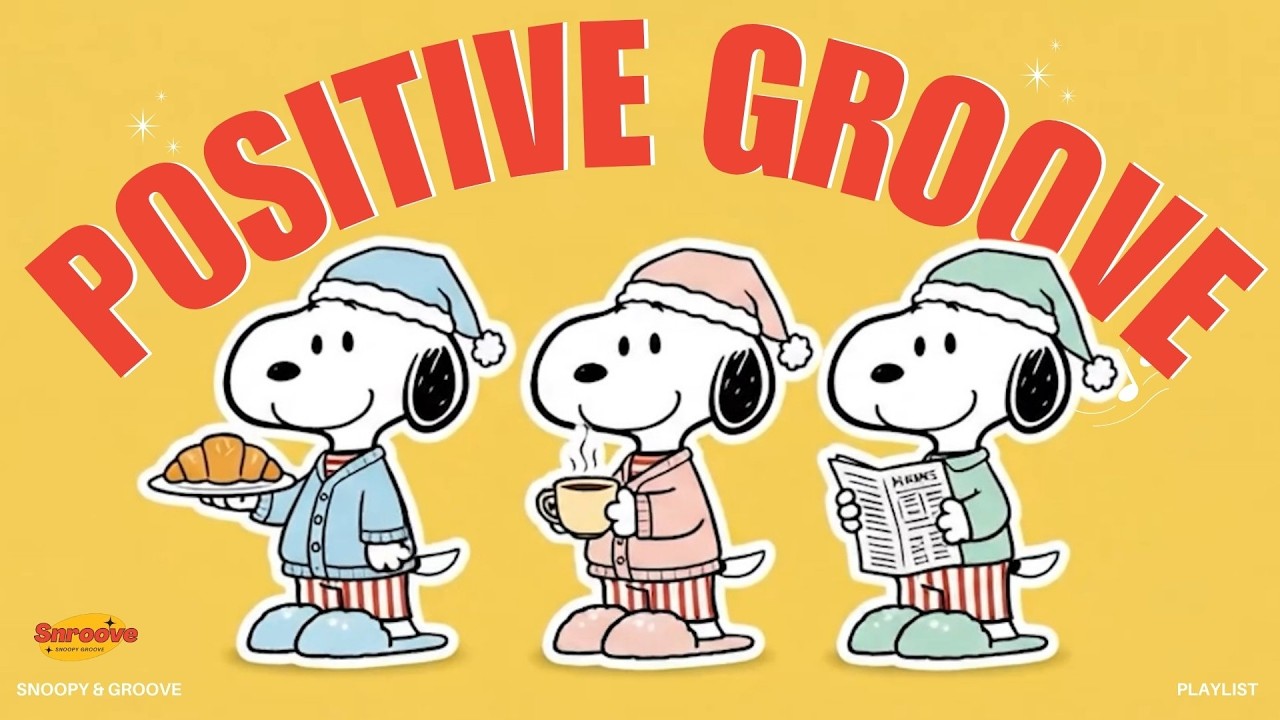 [Playlist] Sunny Feel-Good Pop Grooves with Snoopy ☀️✨ Perfect Music for Study, Work, Chill