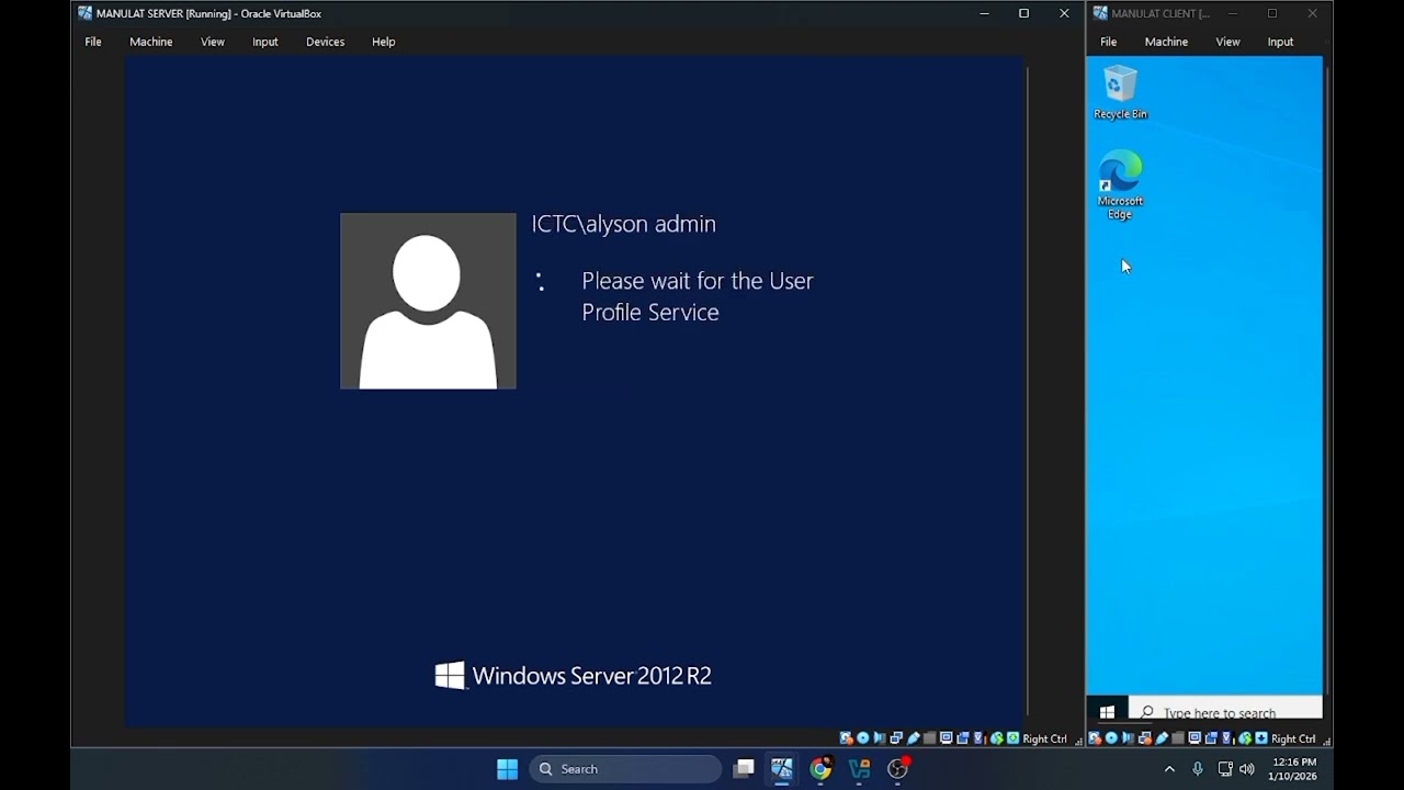 How to configure server client in virtual machine: ( Part 2 )