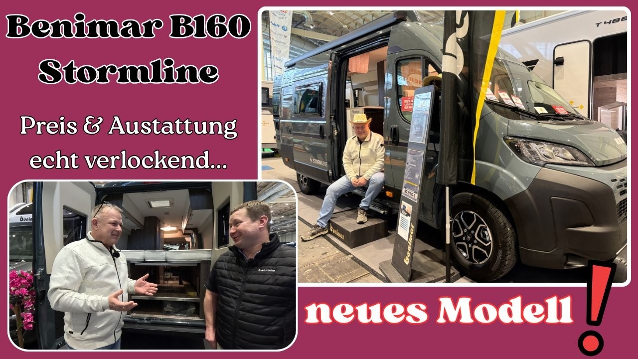 CARAVAN MESSE 2026🚍BENIMAR B 160👍neuer Kastenwagen &uuml;berzeugt bei Preis und Ausstattung‼️#wohnmobil