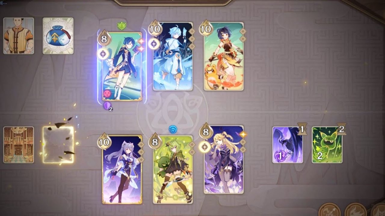 Beating Xingqiu w/ Keqing Collei Fischl Deck | Genshin TCG