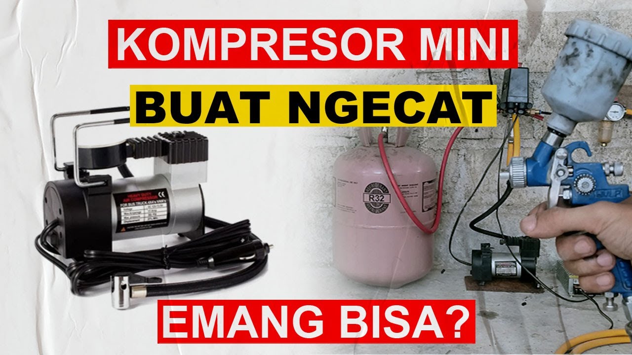 cara membuat kompresor mini untuk mengecat (part2)