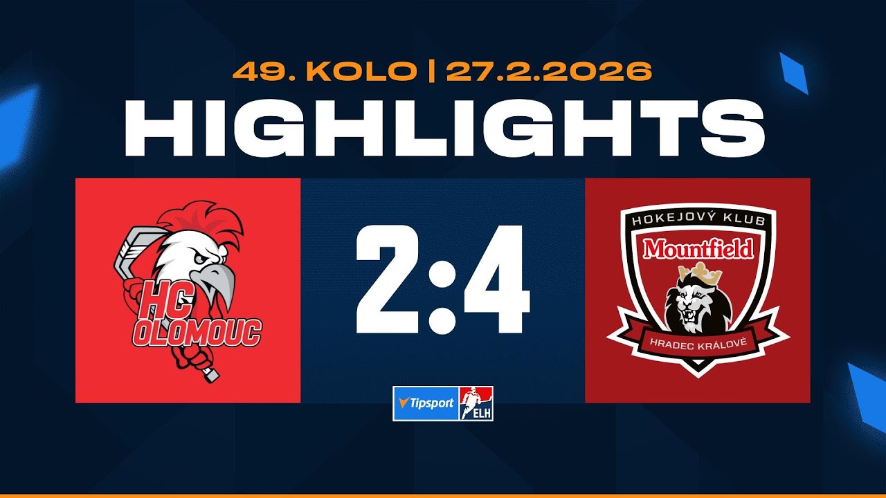 Highlights | HC Olomouc vs. Mountfield HK 2:4 | 27.02.2026
