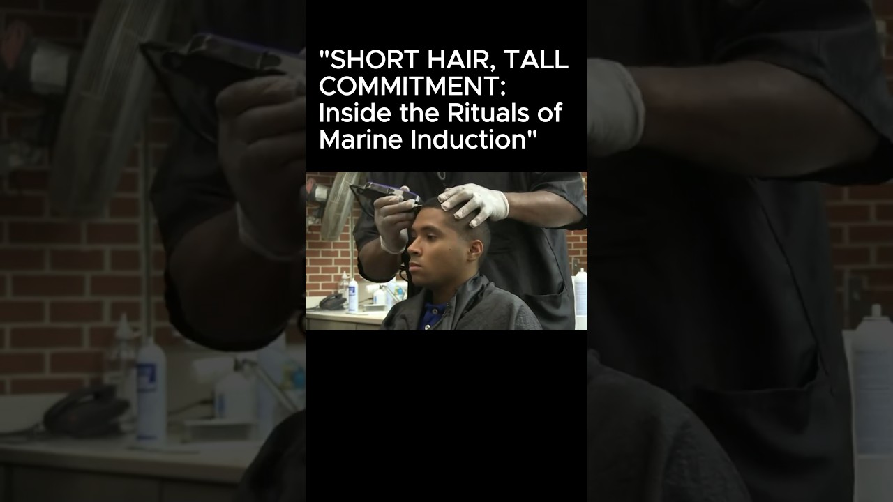 “SHORT HAIR, TALL COMMITMENT: Inside The Rituals Of Marine Induction” 🪖✂️ @FactsMatter695 
