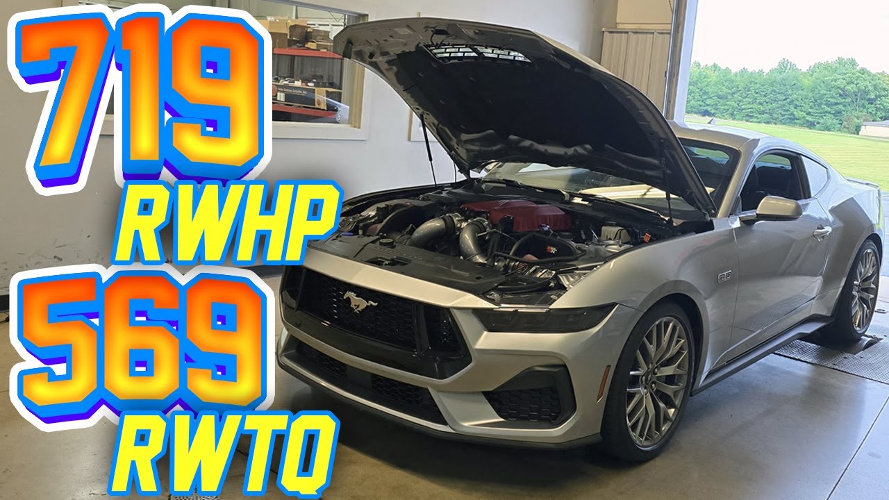 2025 Mustang (ROUSH SUPERCHARGER DYNO) Manual Trans Phase 2 kit with K&N intakes