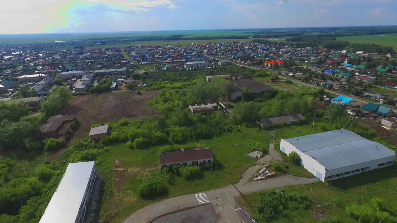 село Омутинское с высоты  - проект 