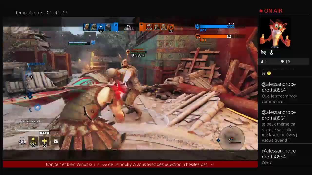 Live For honor Chill (PS4) et On discute