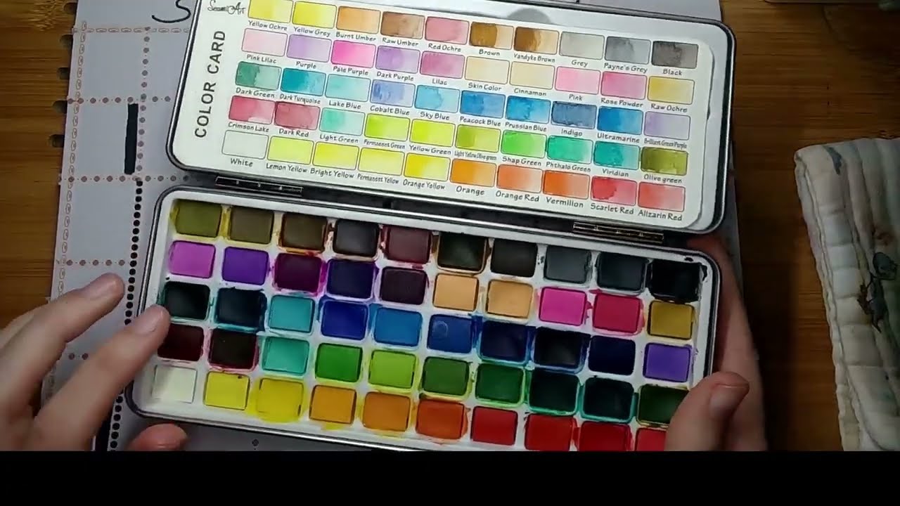 Saemiart Aquarellfarbenset - 50 Farben - Review